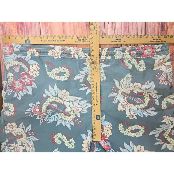 Polo Ralph Lauren 3X Big Mens Hawaiian Floral Swim Trunks Polyester - Picture 6 of 7